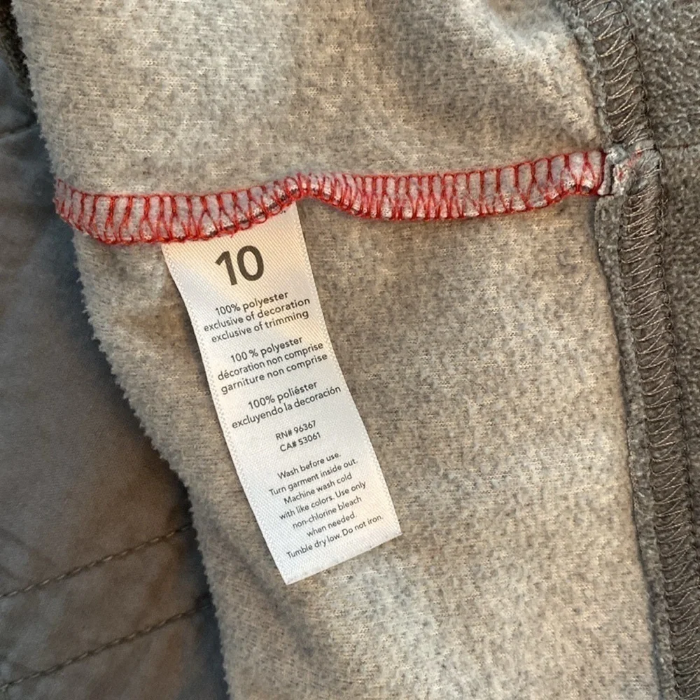 Osh Kosh boys fleece quarter zip size 10